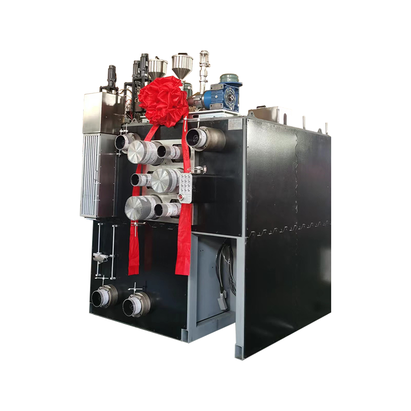 Máquina de fiação piloto de três componentes