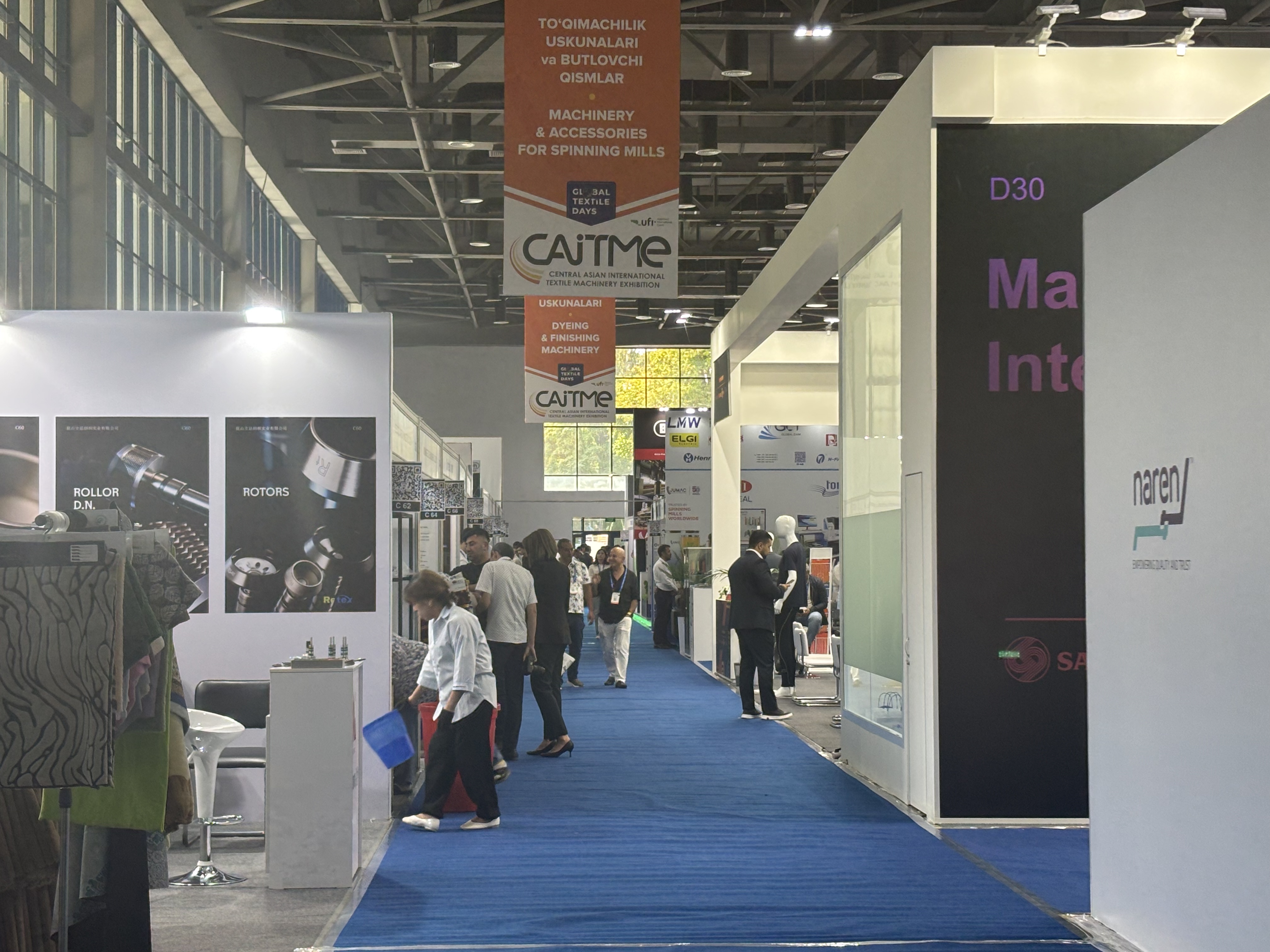 Jiaxing Shengbang apresenta tecnologia inovadora de fiação por fusão na CAITME 2025 em Tashkent